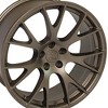 OE Wheels LLC DG69-22100-5550-25BR Bronze Wheel Painted (22 x 10. inches /5 x 139 mm, 25 mm Offset) - 2 of 4