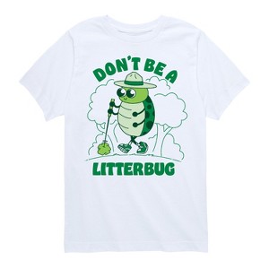 Boys' - Instant Message - Don't Be A Litterbug Short Sleeve Graphic T-Shirt - 1 of 4