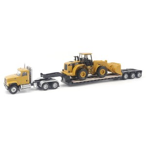 Diecast Masters 1/87 Caterpillar CT681 Day Cab with Lowboy & 950G Wheel Loader 84418 - 1 of 4
