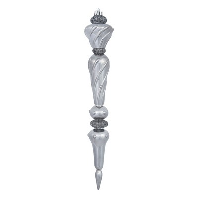 Vickerman 12" Drop Shiny Glitter Ornament