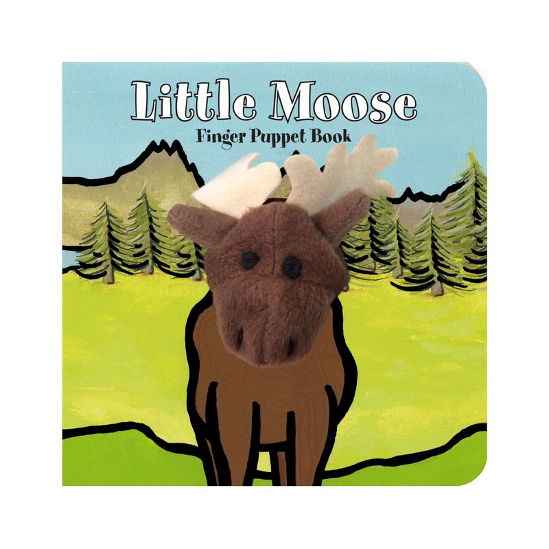 Little Moose: Finger Puppet Book - by  Chronicle Books & Imagebooks (Board Book), 1 of 2