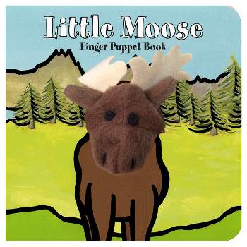 Little Moose: Finger Puppet Book - by  Chronicle Books & Imagebooks (Board Book)
