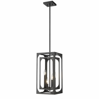 Z-Lite Easton 4 - Light Chandelier in  Matte Black