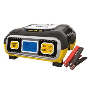 Stanley Tools FATMAX® 100-Amp 12-Volt Fully Automatic Automotive Battery Charger/Maintainer, BC100BF in Yellow - 1 of 4