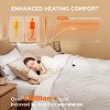 Electric Heated Blanket Soft & Washable Ribbed Flannel - 2 of 4