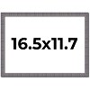 PosterPalooza | Textured Grey Picture Frame - UV Acrylic, Backing Board, Hanging Hardware Included - 2 of 4