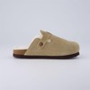 CUSHIONAIRE Kid's Hana Cork footbed clog with Genuine Leather upper, Faux Fur lining, and +Comfort - 4 of 4