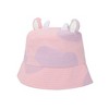 Squishmallows Patty The Cow Adult Pink Bucket Hat With 3D Ears & Horns - 3 of 4