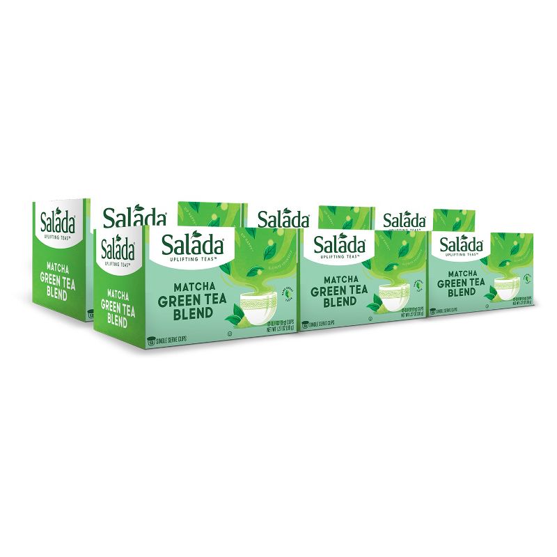 Salada Matcha Green Tea Blend with 12 Single Serve K-Cups, 1 of 6