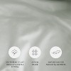 3 Piece Brushed Cotton Duvet Cover Set - Washed for Extra Softness - 100% Long Staple Sateen Weave Cotton - Becky Cameron - 4 of 4