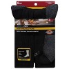 Dickies Men's Dri-Tech Crew Socks 6pk - Black 12-14: Midweight Cotton Blend, Tagless, Machine Washable, Size 12-14 - 3 of 3