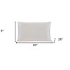HomeRoots Cotton Latex Foam And Wool Hypoallergenic Standard Size Bed Pillow - 3 of 4