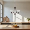 Luminance Preston 3-Lights Chandelier 100W in Provincial Bronze - 3 of 3