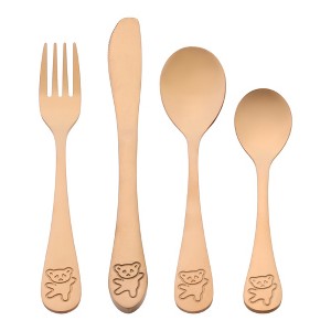 REGALWOVEN Stainless Steel Durable Flatware Set 4 Pcs 1 Set - 1 of 4