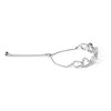 Silver 1/4 Cttw Diamond Open Heart Link Adjustable Bolo Bracelet - 2 of 4