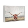 Stupell Industries Longhorn Portrait Open Meadow Framed Giclee Art - 2 of 4