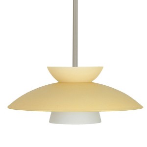 Besa Lighting Trilo 15 1 - Light Pendant in  Satin Nickel - 1 of 1
