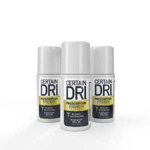 Certain Dri Prescription Strength Clinical Roll-On Antiperspirant - Unscented - 1.2oz/3pk - 1 of 4