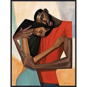 Amanti Art Comfort by Manasseh Johnson sr Canvas Wall Art Print Framed - 1 of 4