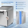 Winado 28 in. 7.1 Cu.Ft. 320W 115V Silver Refrigerated Salad Sandwich Prep Table - 2 of 4