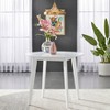 3Pc Tania Dining Set White - Buylateral: Mid-Century Design, Beech Wood Legs, for Small Spaces - 3 of 4