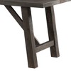 Cash Dining Table Dark Gray - Picket House Furnishings: Rustic Farmhouse Trestle, Seats 6, Acacia Wood - image 4 of 4