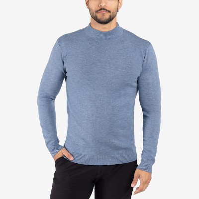 thumbnail image 2 of X RAY Men's Mock Neck Pullover Sweater - Ultra Soft Slim Fit Long Sleeve Turtleneck 2 of 12