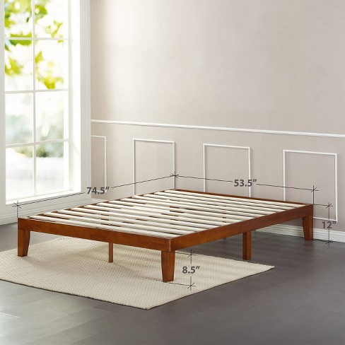 Wen Wood Platform Bed Frame Cherry Zinus Target