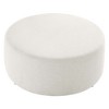 Modway Callum Large 38 in. Round Woven Heathered Fabric Upholstered Ottoman - 2 of 4