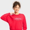 Women's French Terry Crewneck Sweatshirt - All In Motion - 3 of 4