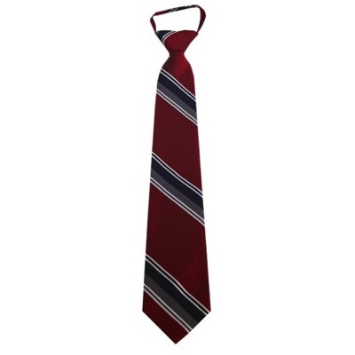 Men's Stripe 3.25 Inch W And 20 Inch L Zipper Neckties