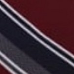 gray, white, navy and crimson