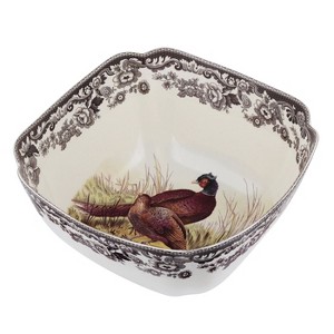 Spode Woodland Deep Square Serving Bowl - Perfect for Thanksgiving - 1 of 3