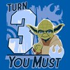 Toddler's Star Wars Yoda Turn 3 You Must Rebel Logo Portrait T-Shirt - 2 of 3