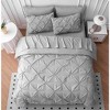 BAGOKIE 7-Piece Pinch Pleat Bed in a Bag Comforter Set for All Season - 2 of 4