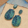 SOHI Women's White Under-The-Sea Drop Earrings - 2 of 3