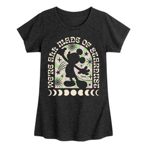Girls' - Disney - Made Of Stardust Fitted Short Sleeve Graphic T-Shirt - 1 of 4