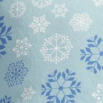 blue snowflake
