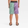 Boys' Jurassic Park Snakeskin Printed Swim Shorts - Teal Green/Black - 3 of 3
