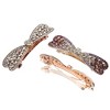 Unique Bargains Women's Sparkly Rhinestones Hair Clips 3 Pcs - 3 of 4