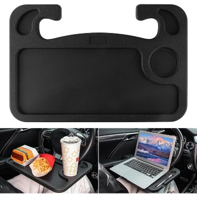 TruAIR Car Steering Wheel Desk Tray Ð Multipurpose Laptop and Eating Travel Accessory