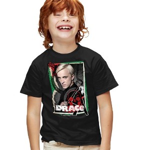 Boys' Harry Potter Draco Malfoy Photo Collage T-Shirt - 1 of 4