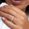 Ross-Simons 1.10 ct. t.w. Moissanite Eternity Band in Sterling Silver - 2 of 4