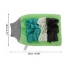 Unique Bargains Bath Flower Shower Gloves for Bathroom 8.66"x5.51" Green 1 Pc - 2 of 3