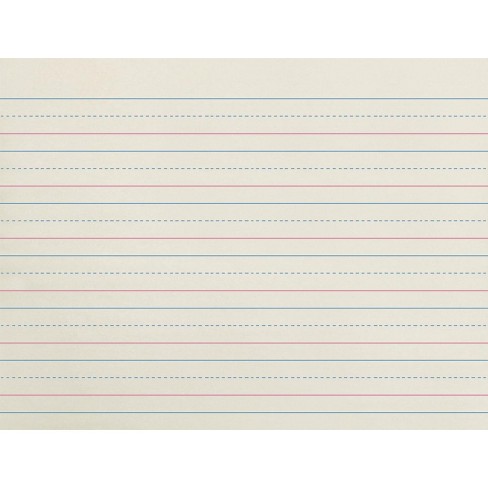 School Smart Zaner Bloser Paper 34 Inch Ruled 10 12 X 8 Inches 500 Sheets