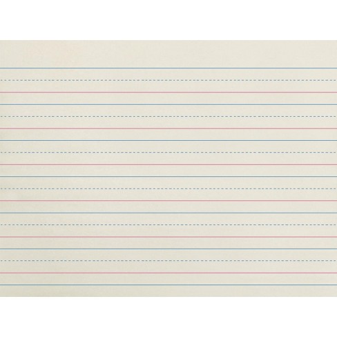 School Smart Zaner Bloser Paper 34 Inch Ruled 10 12 X 8 Inches 500 Sheets