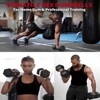 COZONY Hex Dumbbell Pair, Cast Iron Core, Rubber Coated, Textured Steel Handles for Strength Training - 4 of 4