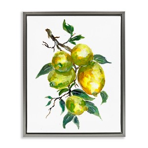 Stupell Industries Lemon Citrus Fruit Tree Floating Frame Canvas Art - 1 of 4