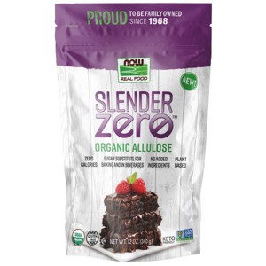 Slender Zero Organic Allulose by Now Foods  -  12 oz Powder - 1 of 2