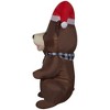 Gemmy Christmas Airblown Inflatable Baby Woodland Black Bear, 3.5 ft Tall, Multi - 4 of 4